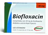  Biofloxacin 50 Caixa 10 comprimidos Biovet