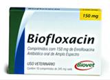  Biofloxacin 150 Caixa 10 comprimidos Biovet