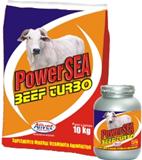  Suplemento Mineral Vitamínico Power Sea Beef Turbo Pote 2,5 kg Alivet Saúde Animal