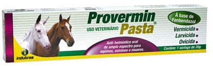 Provermin Pasta Anti-helmíntico Oral Seringa 20 g