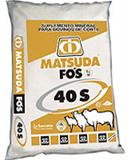  Matsuda Fós 40 - S Saco 25 kg Matsuda