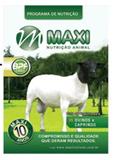  Suplemento Mineral Protéico Maxiphos Ovinos 60 Saco 30 kg Maxi Nutrição Animal