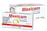 Maxicam Comprimidos 0,5 mg Display 5 blísters 10 comprimidos Ouro Fino Saúde Animal