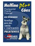  Helfine Plus Cães Blíster 4 comprimidos Agener União