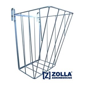 Suporte para Feno Móvel Cor Preto 