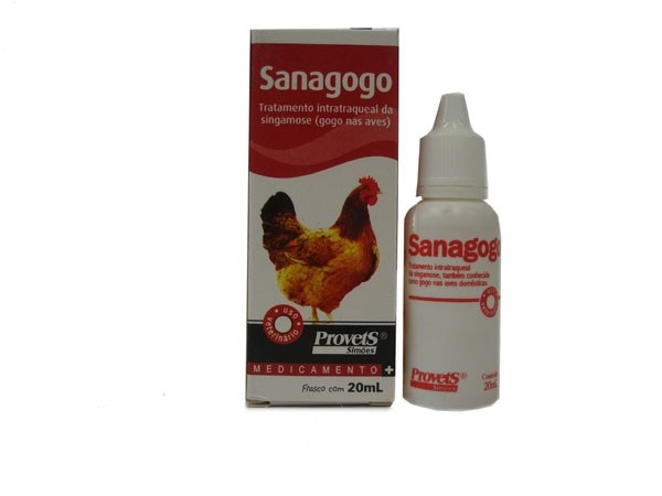 Sanagogo Frasco contendo 20 mL