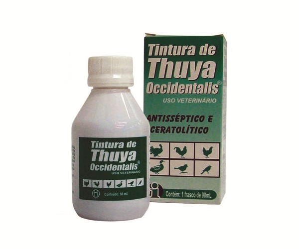 Tintura de Thuya Occidentalis Frasco Plástico contendo 90 ml