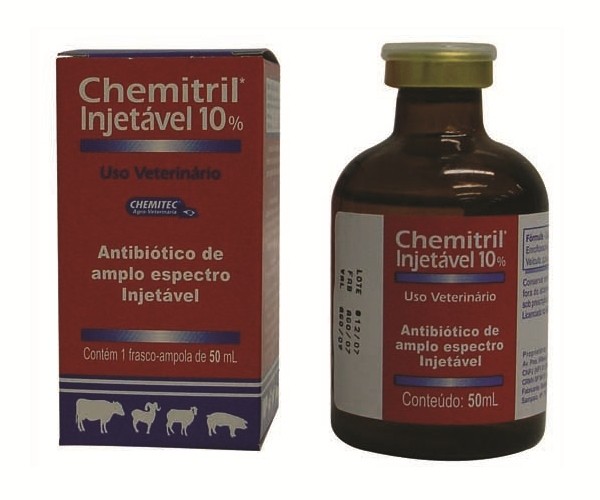 Chemitril Injetável 10% frasco-ampola de 50 ml