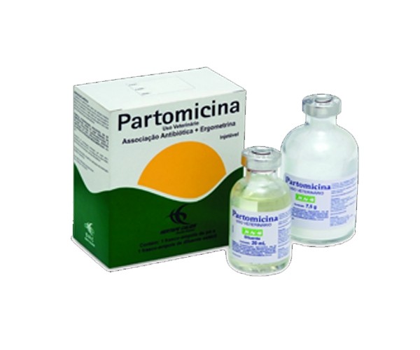 Partomicina 1 frasco de pó 7,5g e 1 frasco de diluente 20 ml