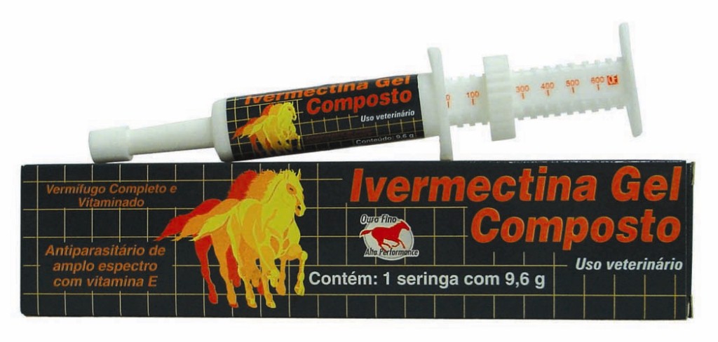 IVERMECTINA OURO FINO GEL COMPOSTO Seringa 9,6g