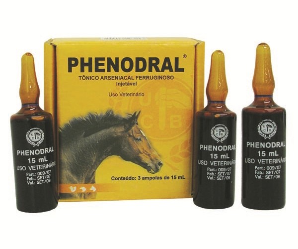 Phenodral Caixa com 3 ampolas de 15mL