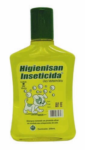 Shampoo Higienisan Inseticida Frasco 250 ml