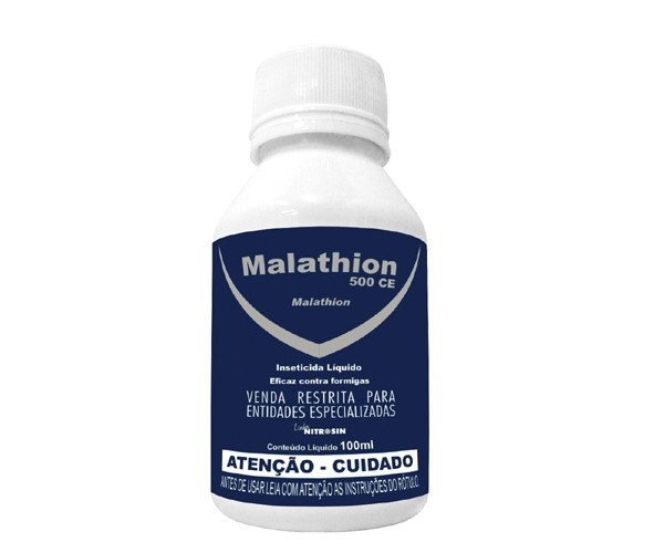 Malathion 500 CE frasco de 100 mL