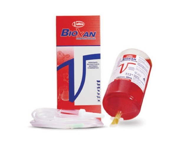 Bioxan Frasco plástico tipo soro contendo 500 ML