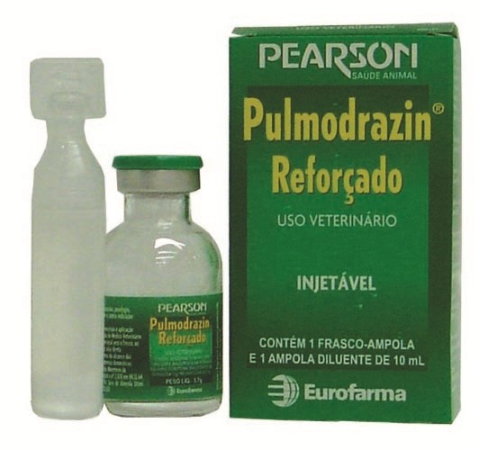 Pulmodrazin Reforçado 1 frasco-ampola e 1 ampola diluente de 10 ML