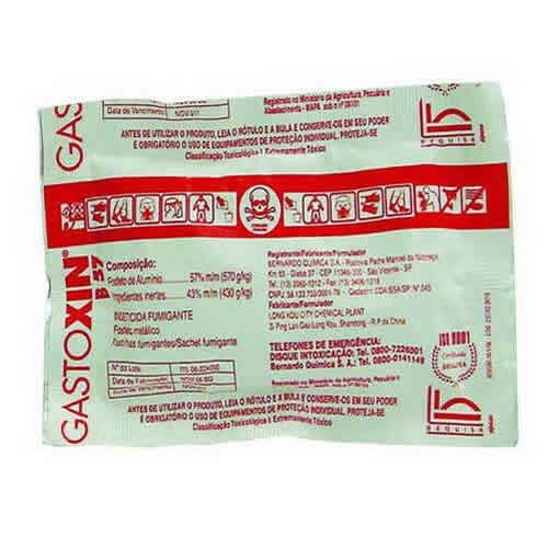 Gastoxin B57 Pacote plástico contendo 500 g
