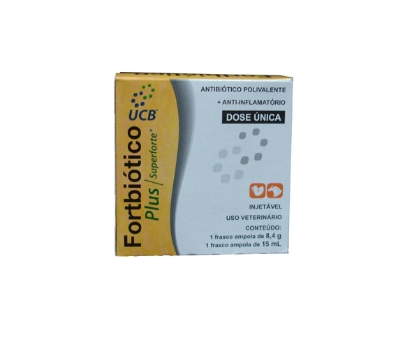 Fortbiótico Plus Super Forte Frasco Ampola de 8,4g e Frasco Ampola de 15 ml