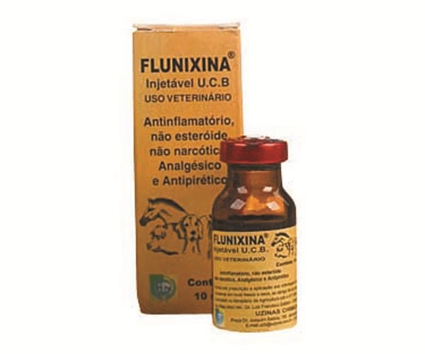Flunixina Injetável 1 frasco-ampola com 10 ml