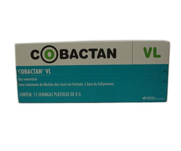 Cobactan VL Caixa com 15 Seringas Plásticas de 8g