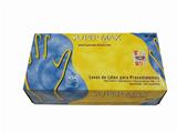 Luvas de látex para procedimento, tamanho G. Caixa 100 un
