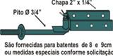 Dobradiça Tipo U 