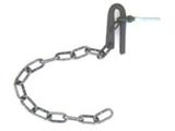 Gancho com corrente e parafuso de fixação 