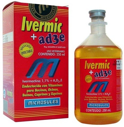 IVERMIC + AD3E Frasco - 250ml