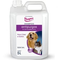 SHAMPOO ANTIPULGAS E ANTISSÉPTICO IBAPET - 5Lt 