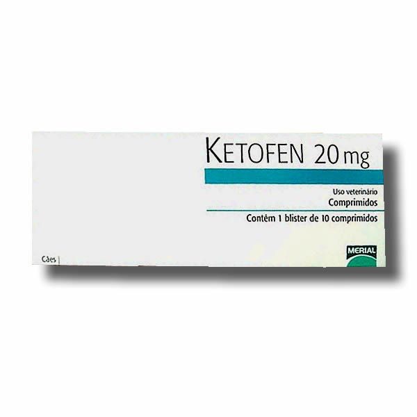 KETOFEN 20mg (KETOPROFENO)  Caixa - 10 comprimidos
