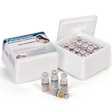 TETANOVAC ANATOXINA TETÂNICA Caixa - 20 ampolas de 5ml