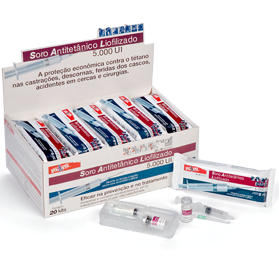 SORO ANTITETÂNICO LIOFILIZADO LEMA Frasco - 5ml
