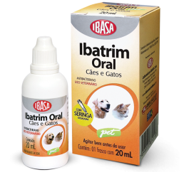 IBATRIM ORAL CÃES E GATOS Frasco - 20ml