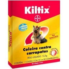COLEIRA KILTIX ANTI-CARRAPATOS - P - (até 8kg) - 35cm 