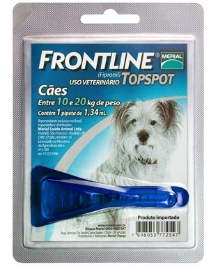 FRONTLINE TOPSPOT CÃO M (Entre 10 e 20 kg de peso) Pipeta  - 1,34ml