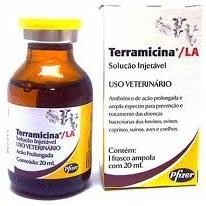 TERRAMICINA LA (OXITETRACICLINA)  Frasco - 20ml