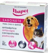 IBAPET SABONETE ANTIPULGAS E ANTISSÉPTICO - 80gr 