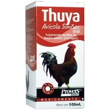 THUYA AVÍCOLA SIMÕES Frasco - 500ml