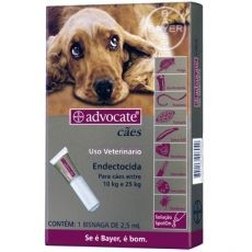 ADVOCATE CÃES - G - (de 10kg a 25kg) - 2,5ml 