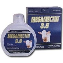 MEGAMECTIN (IVERMECTINA) 3,5% INJETÁVEL  Frasco - 1Lt