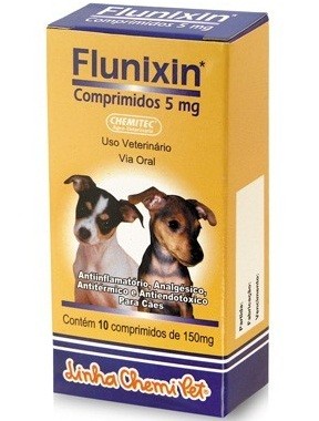 FLUNIXIN COMPRIMIDOS 5MG (FLUNIXINA) Caixa - 10 comprimidos