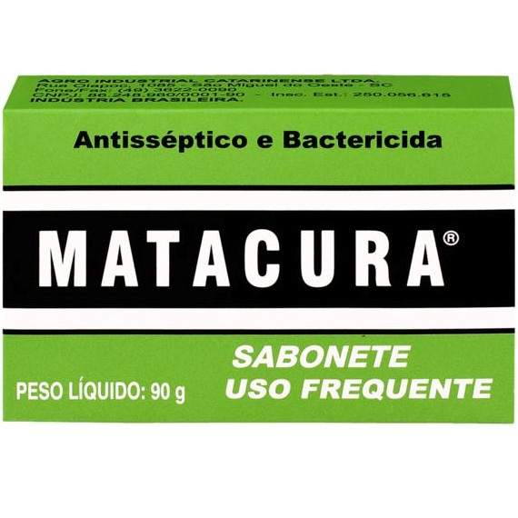 SABONETE MATACURA ANTISSÉPTICO E BACTERICIDA - 90gr 