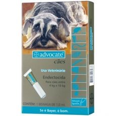 ADVOCATE CÃES - M - (de 4kg a 10kg) - 1,0ml 