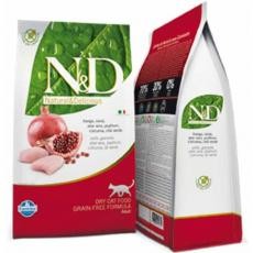 RAÇÃO N&D FELINE FRANGO E ROMÃ - 1,5 KG 