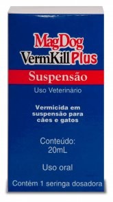 MAG DOG VERMKILL SUSPENSÃO PLUS Frasco - 20ml