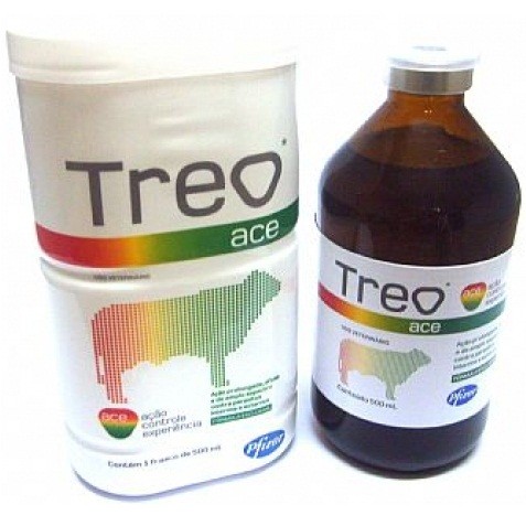 TREO ACE (DORAMECTINA) INJETÁVEL Frasco - 500ml