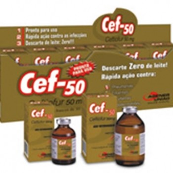 CEF-50 (CEFTIOFUR) INJETÁVEL  Frasco - 30ml