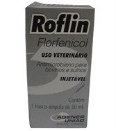 ROFLIN (FLORFENICOL) INJETÁVEL  Frasco - 30ml