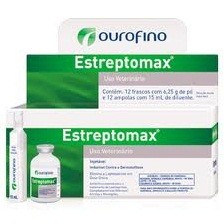 ESTREPTOMAX (ESTREPTOMICINA) INJETÁVEL - 6,25gr  Frasco - 15ml