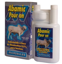 ABAMIC POUR ON (ABAMECTINA) 0,5% Frasco - 1Lt