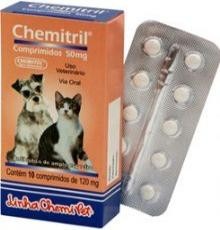 CHEMITRIL COMPRIMIDOS 50mg  Caixa - 10 comprimidos